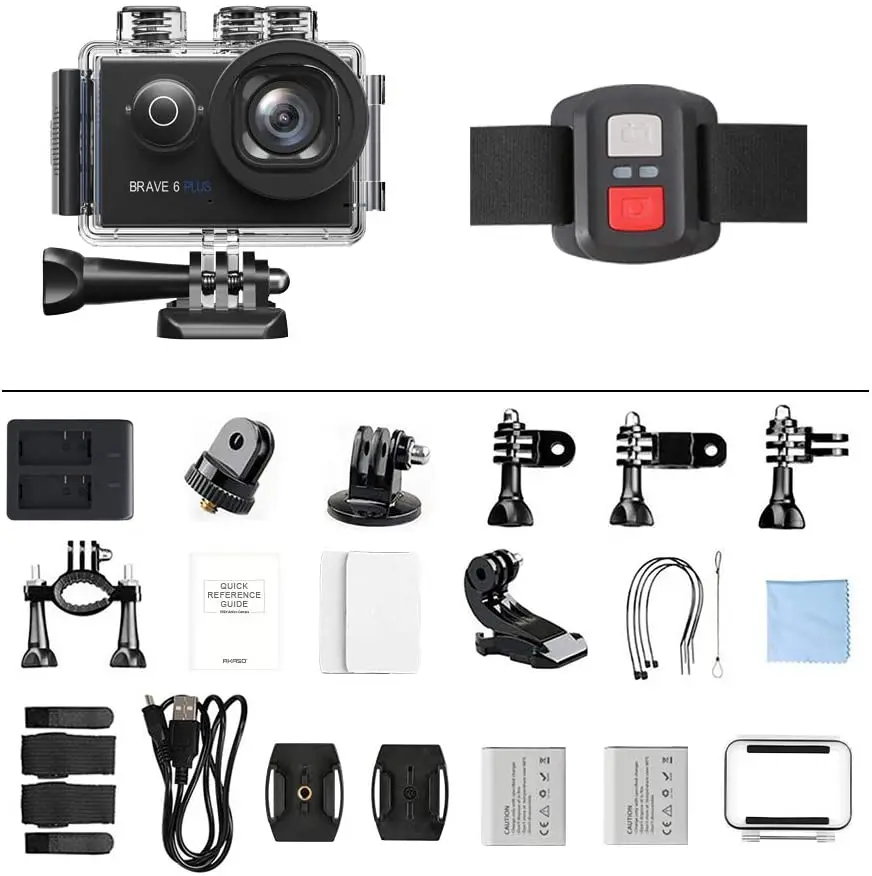AKASO Brave 6 Plus WiFi Action Camera Native