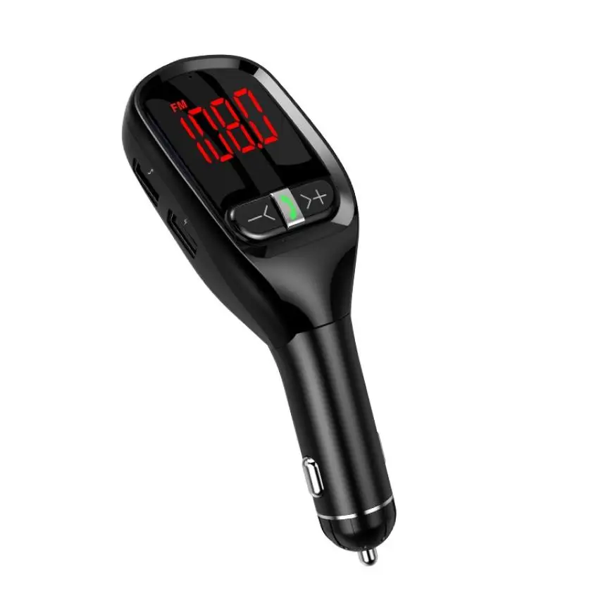 

G115 best Car FM modulator Transmitter Bluetooth MP3 Music Player Audio Receiver Dual USB 3.1A Charger Reader Display Handsfree