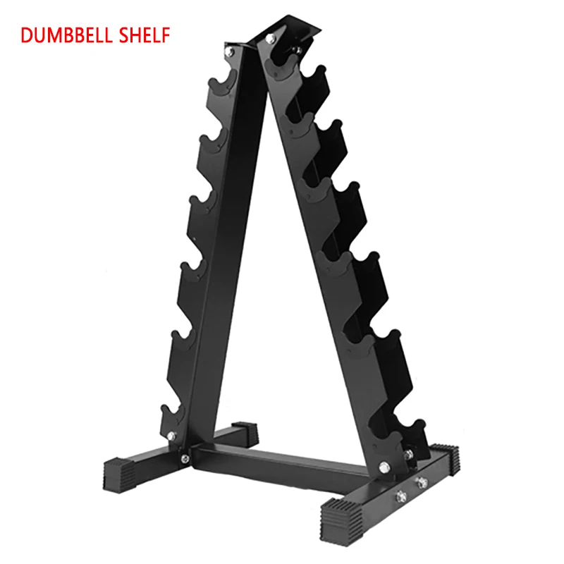 

Durable Steel Dumbbell Rack Detachable Gym Dumbbell Holder Home Dumbbell Support 6-Pairs Dumbbells Shelf Gym Equipment 1pc