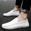2022 Spring Summer Men's Loafers Light Flat Casual Shoes Men Breathable Slip-On Soft Leather Mens Driving Shoes Man Moccasins 4