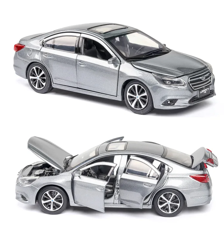 Горячая масштаб 1:32 колеса автомобиля Японии SUBARU LEGACY металлическая модель с светильник и звук литой автомобиль игрушки коллекция для подарков