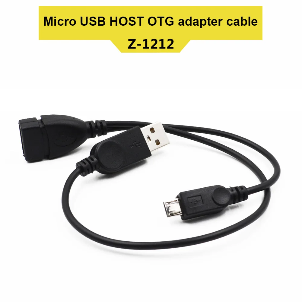 Micro USB 2,0 хост-кабель OTG USB Мужской Micro Мужской Для телефона планшета ПК внешний U дисковый считыватель OD889