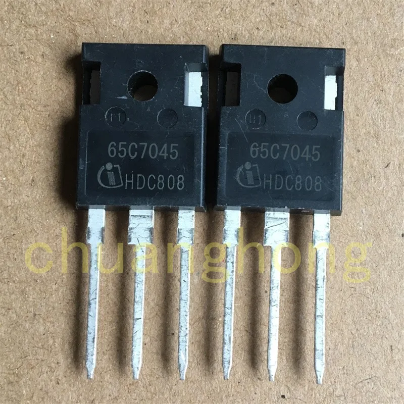 

1Pcs/Lot Triode 65C7045 46A 650V Original New MOS Tube TO-247 IPW65R045C7 Transistor