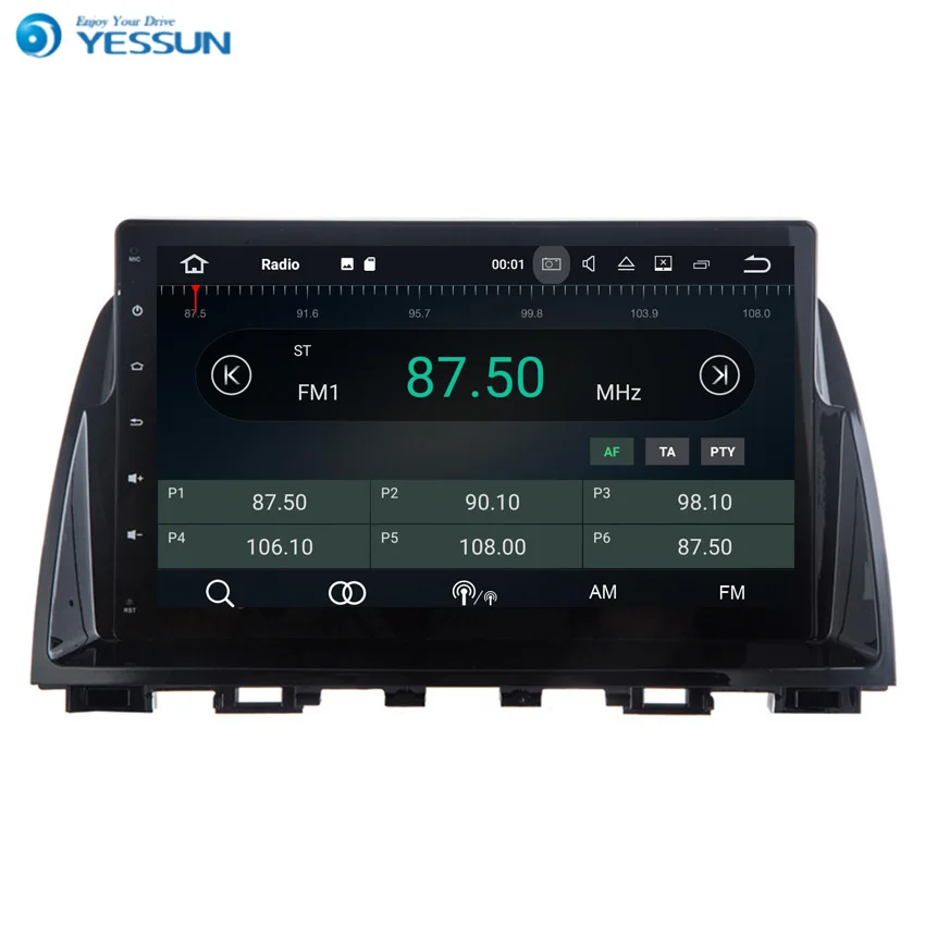 Автомобильный мультимедийный проигрыватель YESSUN для Mazda 6 Atenza 2013 2015 Android GPS