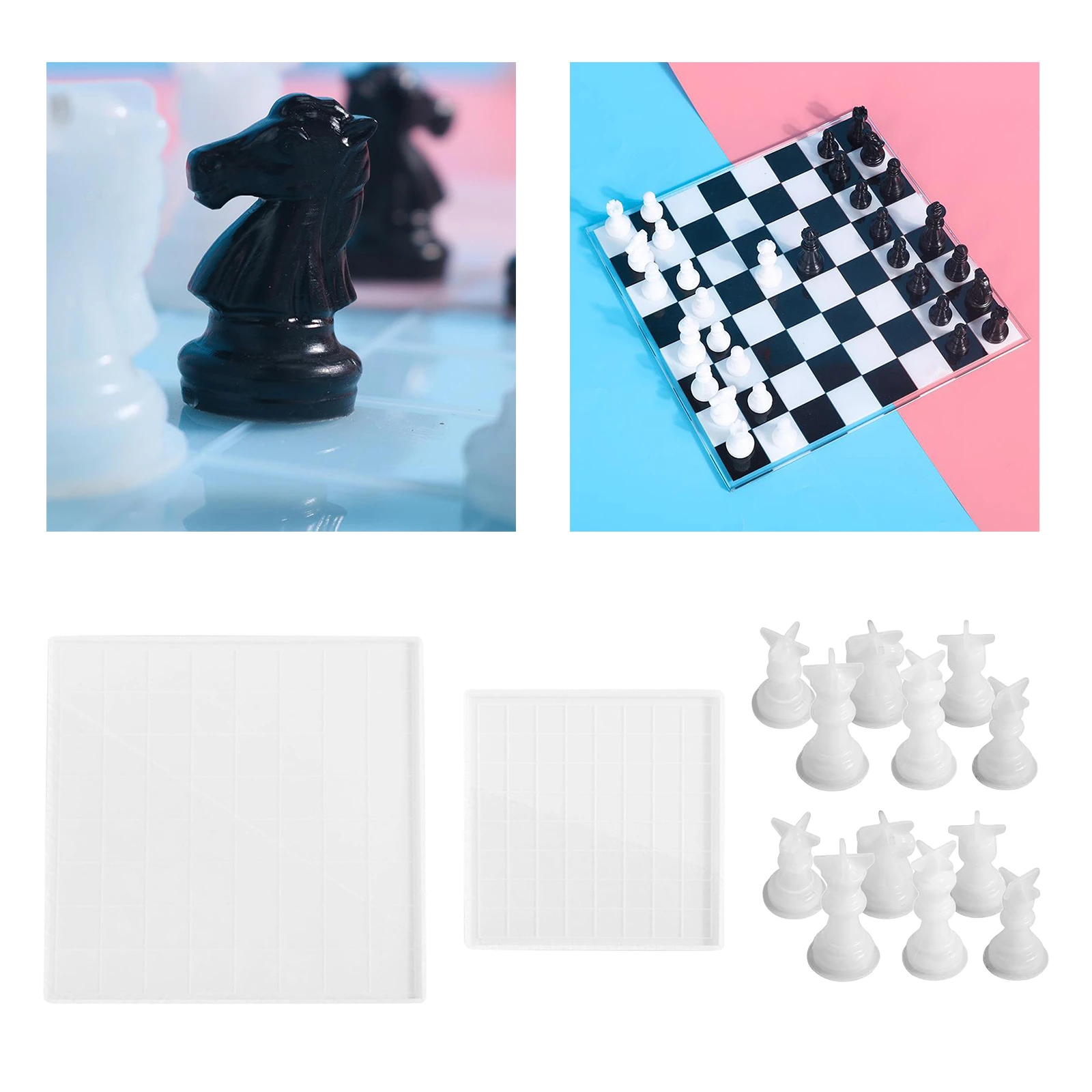 Chess Pieces Resin Molds Chess Shape Silicone Epoxy Mould For Chocolate Candy Diy Craft Supplies Aliexpress