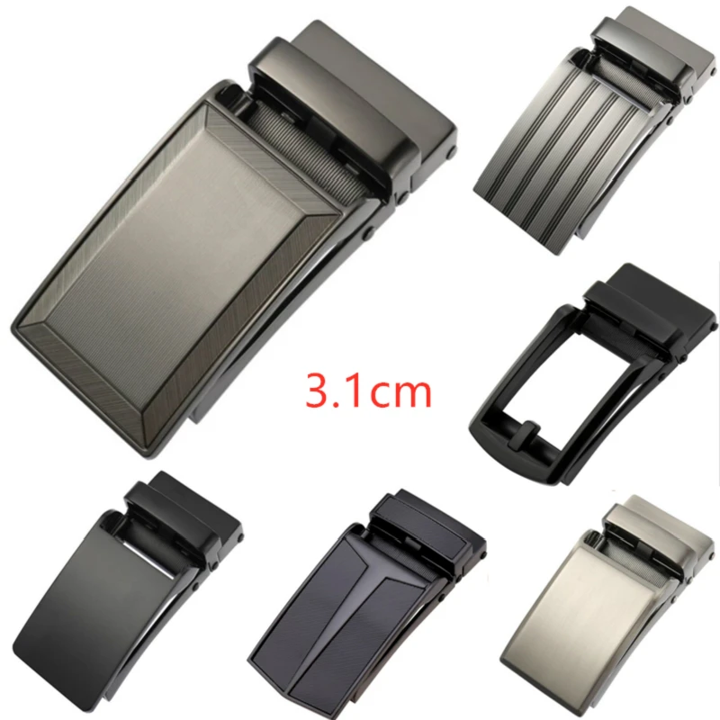 

Genuine Men's Belt Head, Belt Buckle,Leisure Belt Head Business Accessories Automatic Buckle Width 3.1CM luxury belts LY133-0227