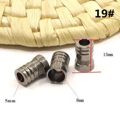 10pcs 10 шт Шнур Конец колокольчик пробка металлическая противоскользящая Кепка с пряжкой пояс веревка Пряжка Рюкзак шнур замок Стопор 3 цвет одежды аксессуары - Цвет: 10pcs