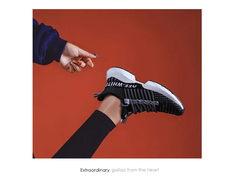 Couples Casual White Shoes Fly Woven Breathable Extra High Old Man Shoes Students Lightweight Sports Running Shoes Online Celebr