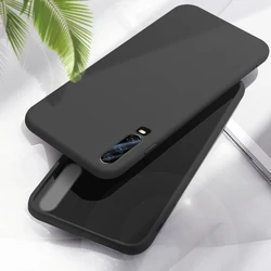 Premium Liquid Silicone Shockproof Phone Case - Sleek and Durable Protection for P40 Pro (Black)