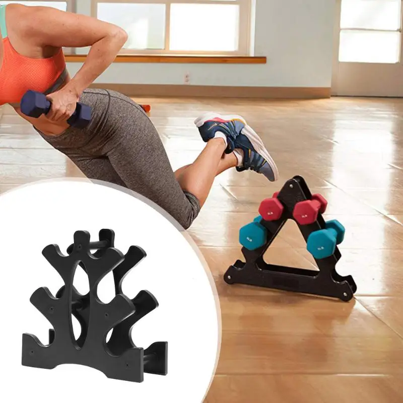 3-Tier Dumbbell Storage Rack Stand For Multilevel Hand Weight Tower Gym Organization Body Building Supplies | Спорт и развлечения