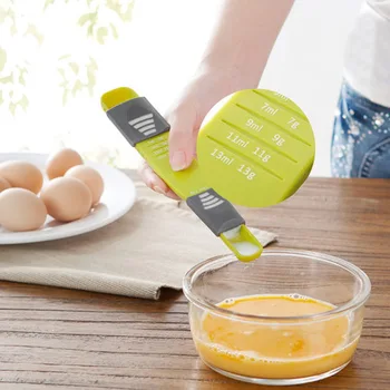 

Spoons Portable Adjustable Quantitative Spoon Easy Cooking Tool Kitchen Helper 1pcs Milk And Powder Spoon Scale Measuring