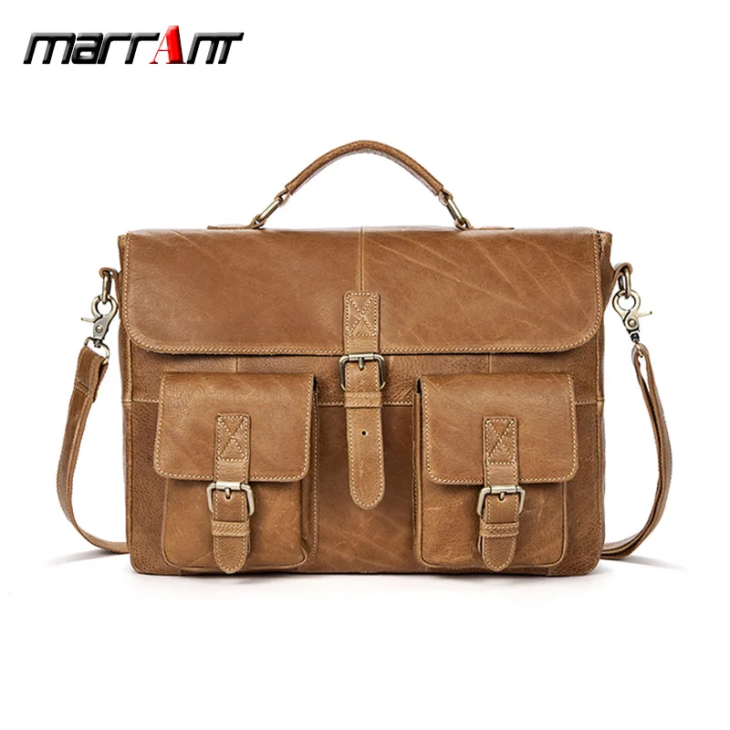 

Leather men's bag European and American leisure retro first layer leather men's shoulder oblique bag handbag