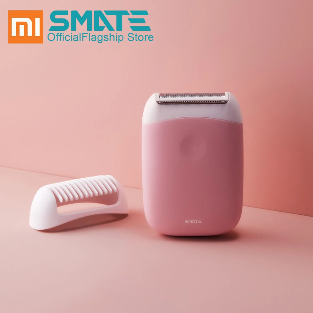 Электрический эпилятор Smate для Xiaomi Mini, портативный триммер для удаления волос для женщин, USB перезаряжаемая гладкая бритва, водостойкий эпилятор