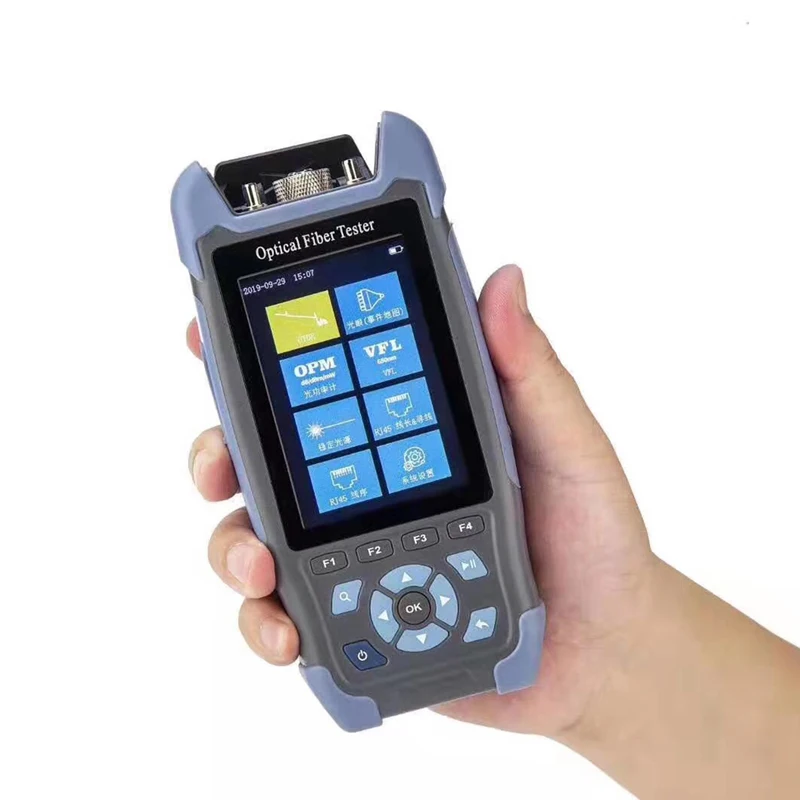 SeikoFire Mini Pro OTDR S710 с 9 функциями VFL OLS OPM карта событий 24dB для 64 км волоконный кабель Ethernet тестер