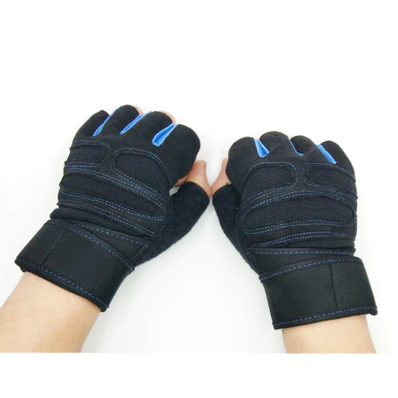 Перчатки для фитнеса и тренажерного зала мужские и женские Противоскользящие силиконовые перчатки для тяжелой атлетики с напульсным обертыванием для кроссфита тренировки бодибилдинга