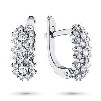 

Earrings in white gold with diamonds e0901sg10170100