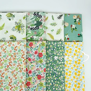 

BIY Fabric cute flower & fruit& fish price fashion Diy New arrival clothing fabric 50*150cm DIY Cloth cotton fabric