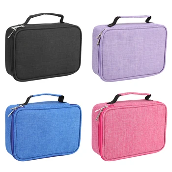 

Durable Multi-layer Portable Pencil Pen Zipper Case School Supplies Stationery Holder Makeup Storage Bags Children Present