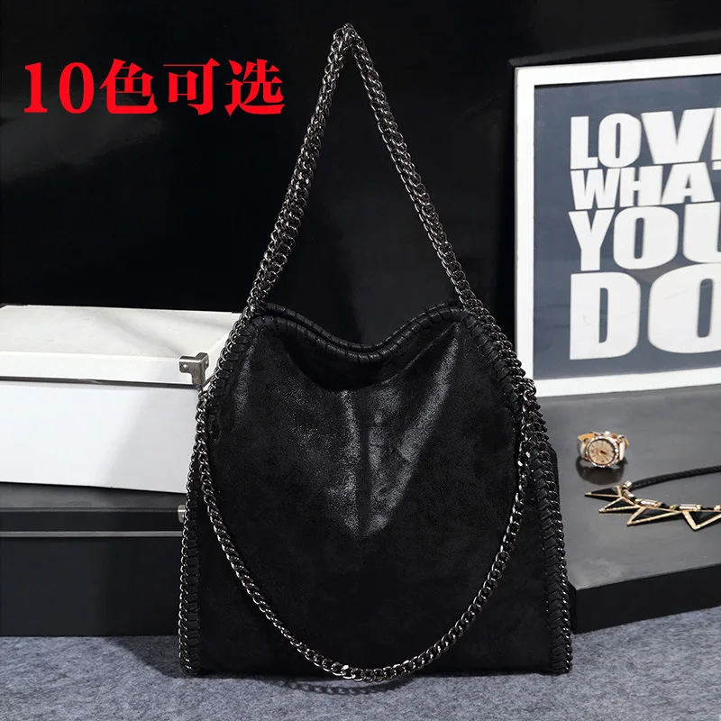 

Bag Woman 2019 Chain Woman Package Foldable Women's Single Shoulder Package Portable Woman Package