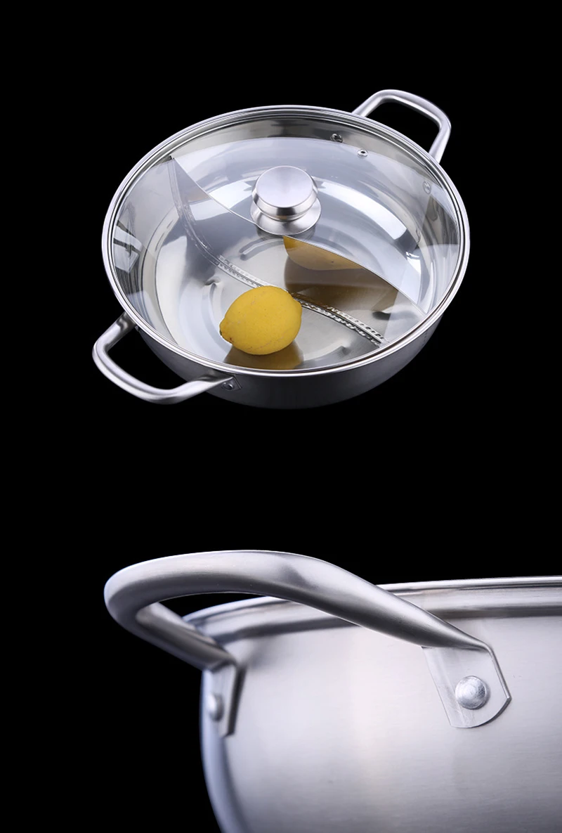 304不锈钢火锅锅具鸳鸯火锅带盖涮锅加厚家用清汤锅商用电磁炉盆_C3_24