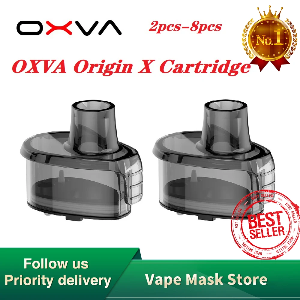 Лидер продаж оригинальный картридж OXVA Origin X 2 шт. 8 электронная сигарета 3 мл вейп Pod