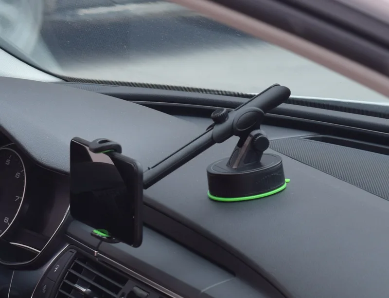 SHELLNAIL Car Navigation GPS Stand Car Suction Cup Mobile Phone Holder Stand for iPhone X XS Xiaomi Telescopic Rod Phone Holder