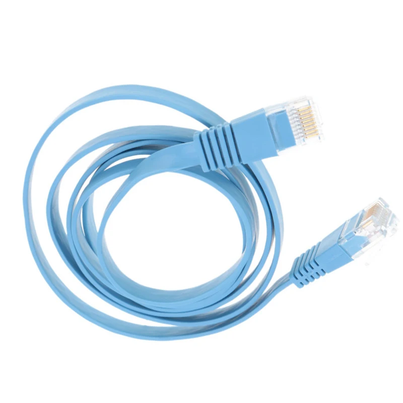 

Ethernet cable flat six network gigabit network card patch router cable connection PC computer notebook network cable