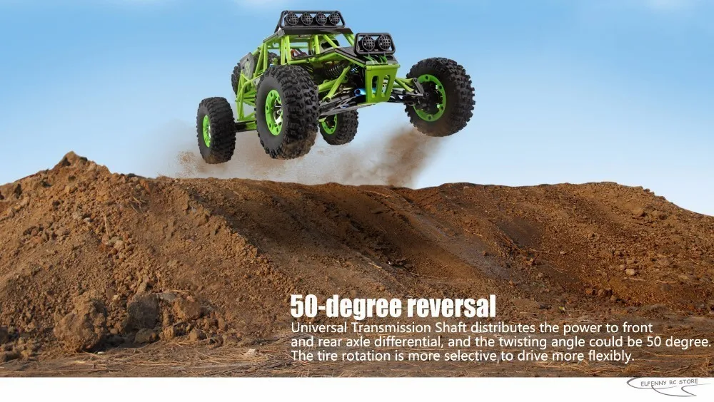 Высокое качество WLtoys 12428 2,4G 1/12 4WD гусеничный Радиоуправляемый автомобиль 1:12 Электрический четырехколесный подъёмный Радиоуправляемый автомобиль с светодиодный светильник RTR ZLRC