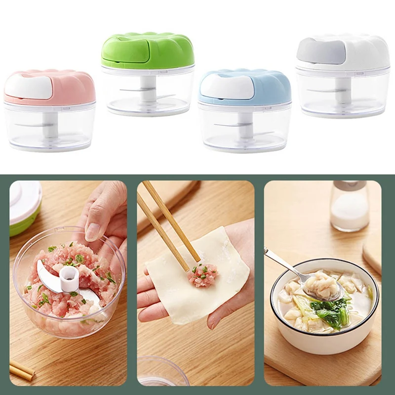 

Multifunctional Manual Garlic Chopper High Speed Food Slicer Blender Vegetable Cutter Food Cooking Machine