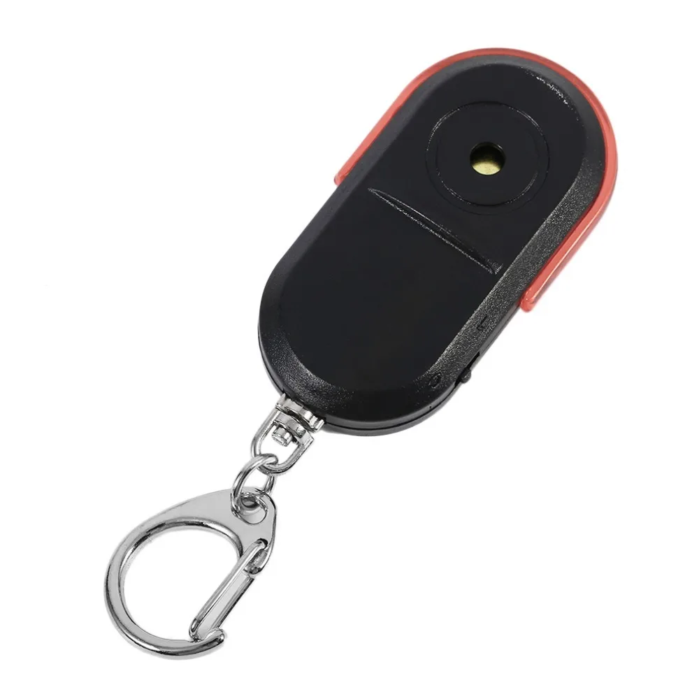Portable Anti-Lost Alarm Key Finder Size Old People Wireless Useful Whistle Sound LED Light Locator Finder Keychain