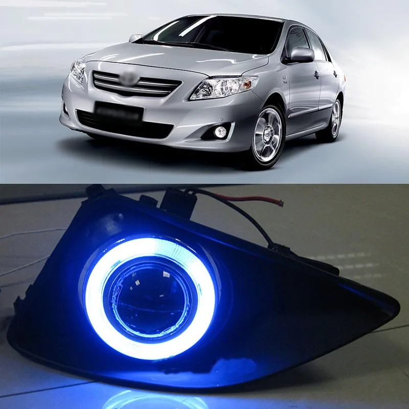 

Details about Innovative Super COB Fog Light Angel Eye Bumper Projector for Toyota Corolla