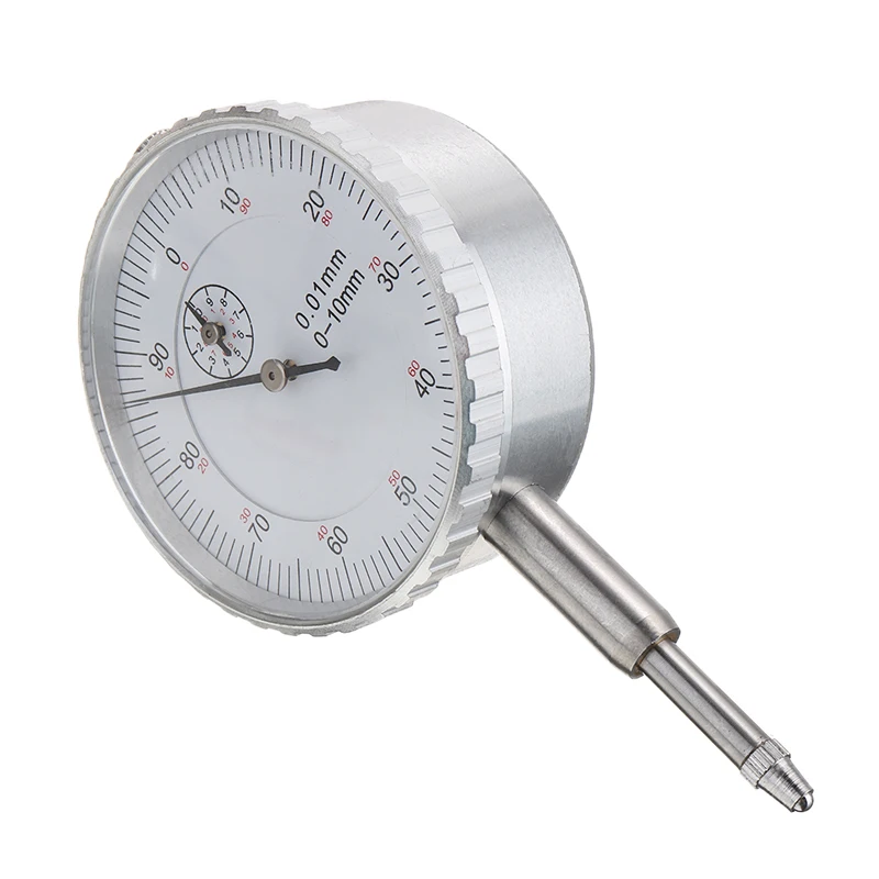 010mm Whiteface Dial Test Indicator Gauge Measuring Tool For Shaft
