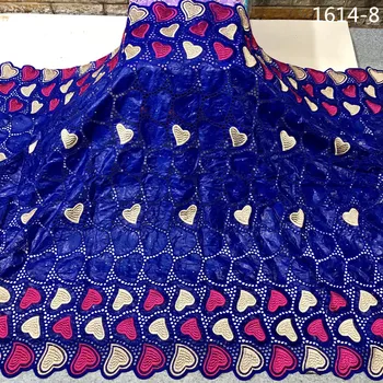 

Latest bazin riche lace 2020 new design cotton bazin riche fabric tissu African bazin laces with embroidery lace for party 1614