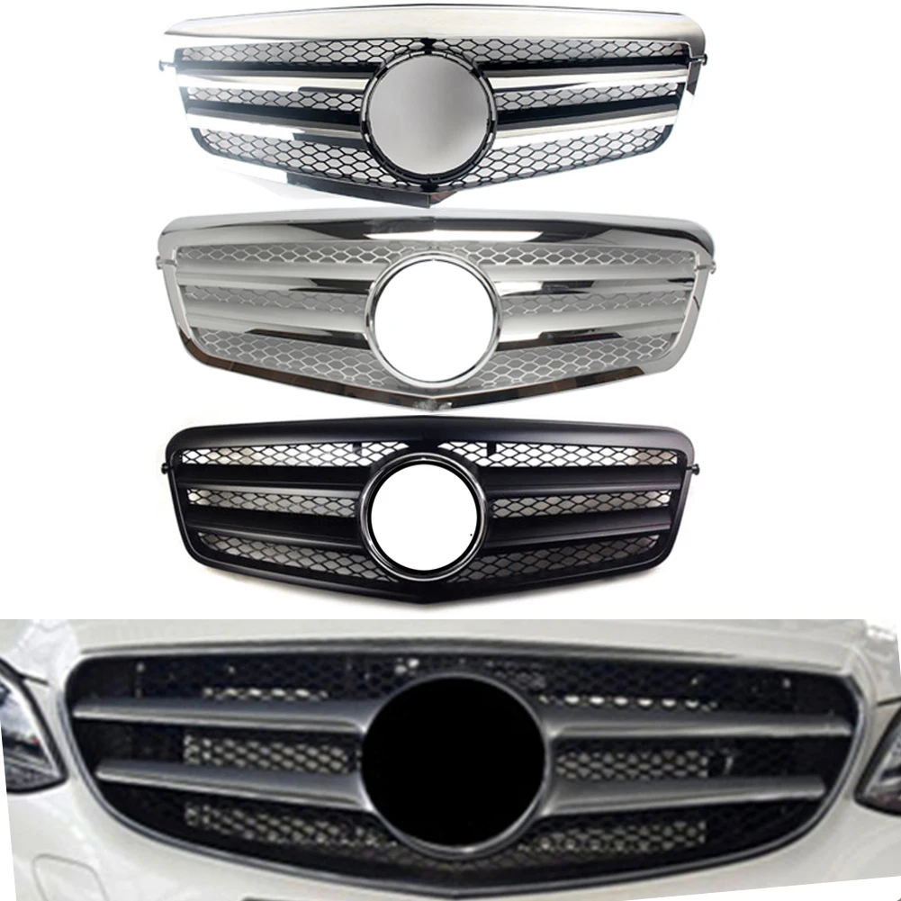 Передняя решетка бампера для автомобиля верхняя лица Mercedes Benz E-Class W212 2009 2010 2011 2012