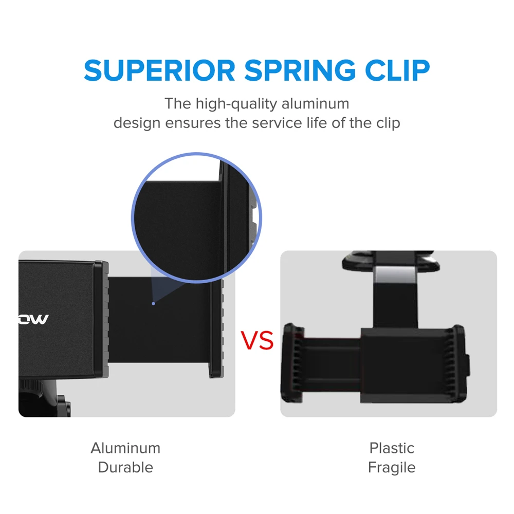 MPOW Dashboard Car Mount 360 Degree Universal Phone Holder Flexible and Adjustable Suction Cup For 4.0-6.0 Smartphone iphone X (5)