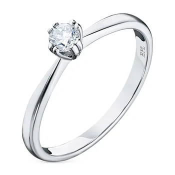 

White gold ring with a diamond e0901kts05160200