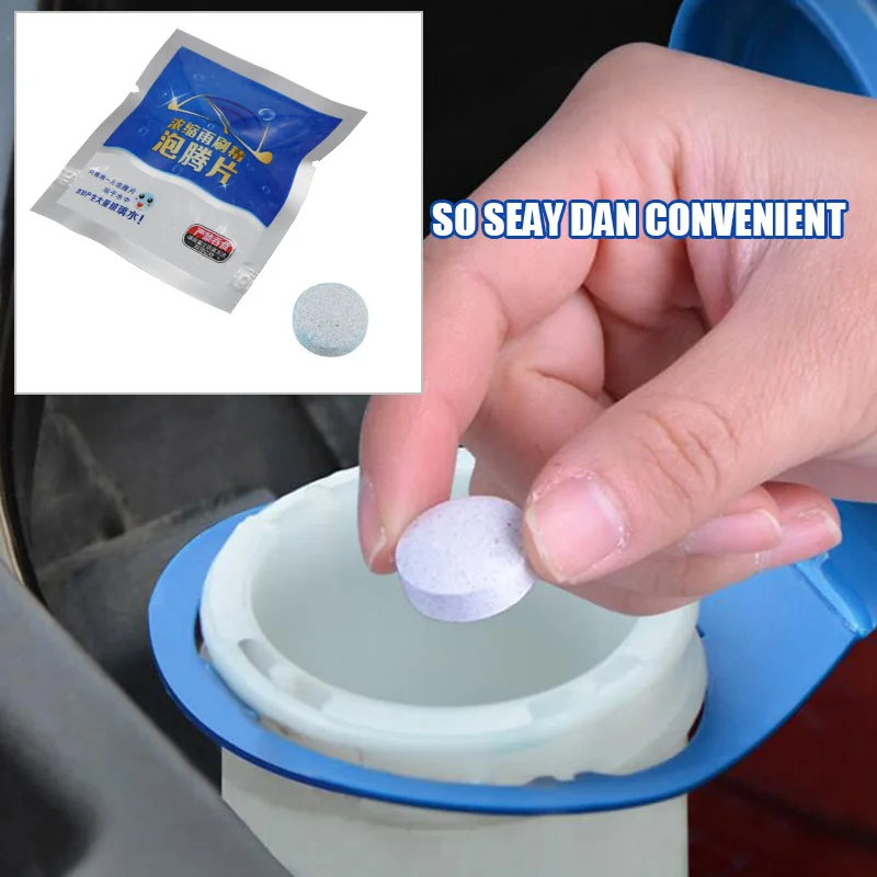 5/10PCS Pack 1PCS =4L Car Windshield Glass Cleaner Solid Effervescent  Tablets Wiper Fine Wiper Auto Window Cleaning Accessories - AliExpress