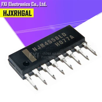 

10PCS NJM4558L NJM4558 SIP8 SIP Dual operational amplifier New original