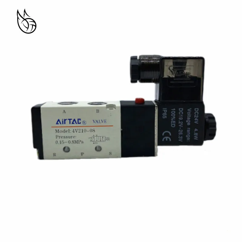 1 шт. 4V210 08 G1/4 &quot2 положения 5 портов AirTAC воздушный Соленоидный клапан