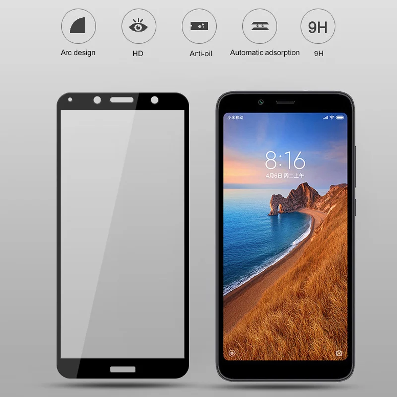 2 в 1 Пленка объектива камеры 9H закаленное стекло на Xiaomi Redmi 7A протектор экрана для Xiomi Redmi 7A стекло Redmi Note 7 Pro Glass Redmi 7 A защитное стекло ксиоми редми 7а сяоми редми ноут 7 про нот 7 стекло