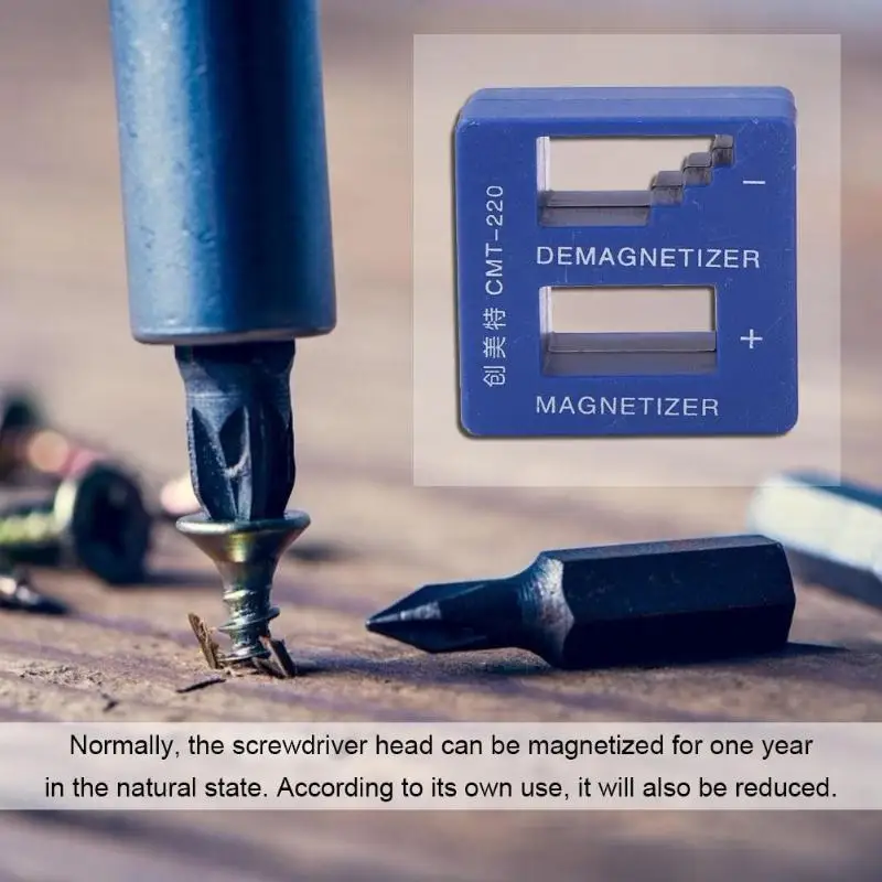 

2pcs 2 in 1 Magnetizer Demagnetizer Tools Screwdriver Magnetic Pick Up Tool