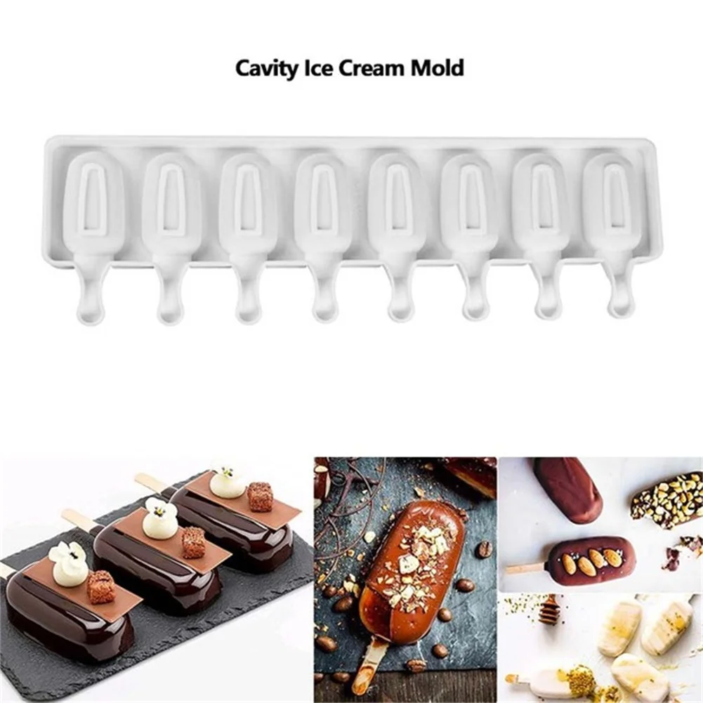 8-ячеечным мороженое плесень высоких и низких Температура сопротивление DIY