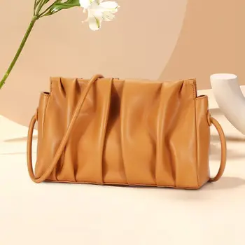 

Cloud bag leather women's bag 2020 new small square bag women's fashion Single Shoulder Bag Messenger Bag handbags