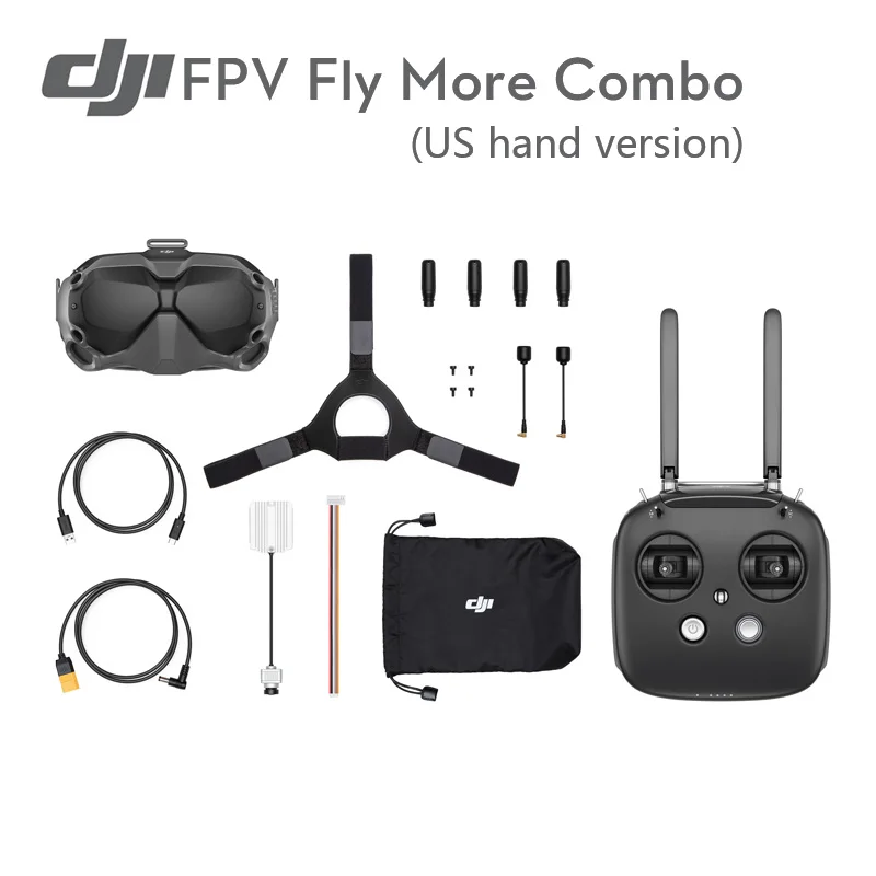 FPV Fly More Combo DJI FPV Experience/Fly More Combo VR очки для перекрестной машины Дрон поддержка HD 720 p/120fps разрешение - Цвет: FPV Fly More Combo