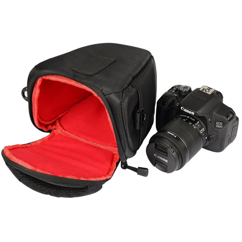 Сумка для камеры, чехол на плечо для sony Alpha A6500 A6300, сумка для камеры, чехол для Canon EOS M50 M6, DSLR, чехол для объектива для Nikon D3200 D3400