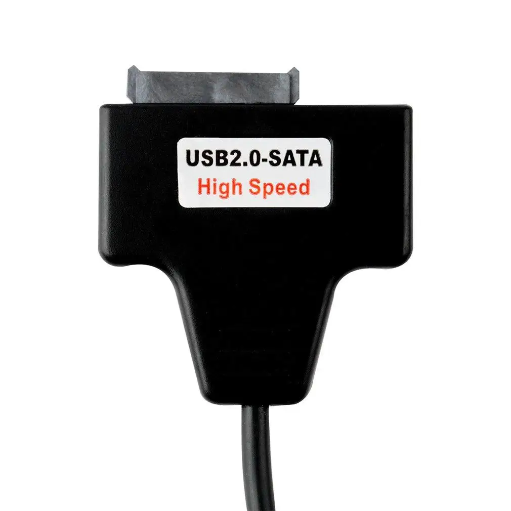 Черный USB 2 0 до 7 + 6 13Pin SATA ноутбук CD/DVD/Blu Ray оптический привод Кабель адаптер| |