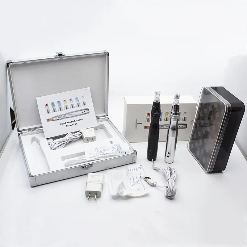 

7 Color Led Light BB Glow Machine microneedle pen with 5ml BB Glow Cream stayve White Brightening Foundation bb cream beauty pen