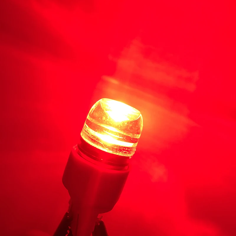 50 шт./лот BAY15D 1157 T20 7443 Светодиодная стробоскопическая вспышка светильник тормоза мигает светильник led P21/5 Вт лампа AC/DC12 красный белый авто тормоз хвост