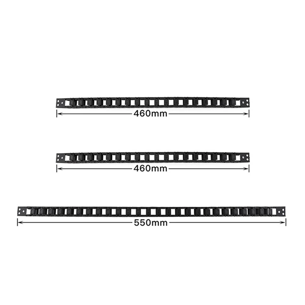 

Soft High Quality Nylon 350mm For VORON 2.4 Cable Chains Set Black Opening Type Wire Chains For 3D Printer Easy To Replace