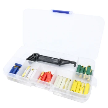 

5-30A Assorted Practical Flat Tube With Box Electrical Equipment Quick Car Fuse Kit Classic Low Voltage Portable Eastern Europe